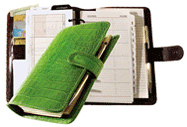 Croco Leather Binder Organizers